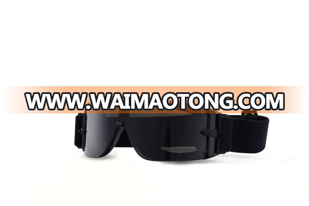 Shooting goggles with mirror lens OEM custom men eyewear